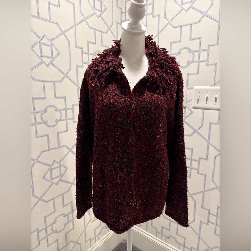 Chicos Design Speckled Cardigan
